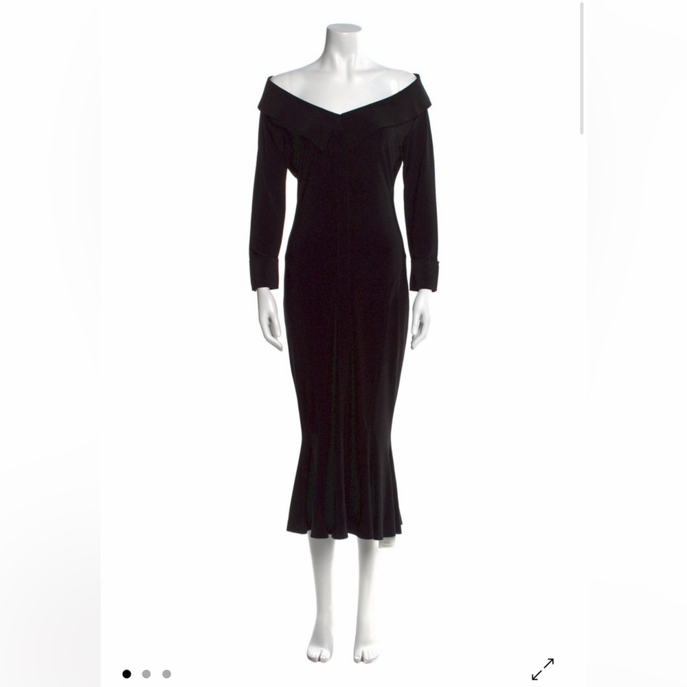 NORMA KAMALI. Off-shoulder jersey midi dress. SMALL. Price is negotiable :)